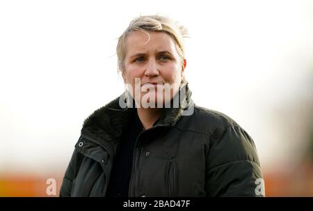 Chelsea manager Emma Hayes Foto Stock