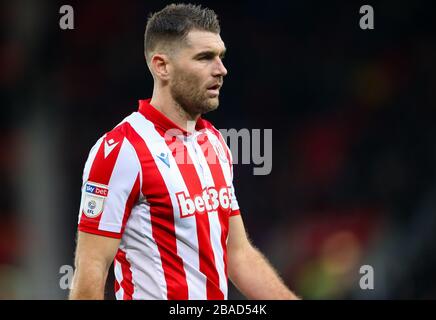 Stoke City's Sam Vokes Foto Stock
