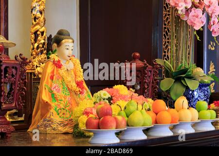 Buddha nel Tempio di Cheng Hoon Teng, Malacca, Malesia, Asia Foto Stock