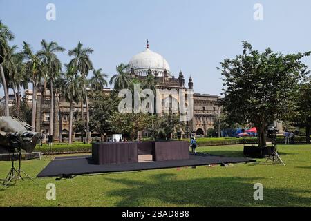 Il Chhatrapati Shivaji Maharaj Vastu Sangrahalaya ex Prince of Wales Museum a Mumbai, India Foto Stock