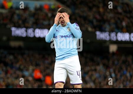 Phil Foden rues di Manchester è un'occasione perduta Foto Stock
