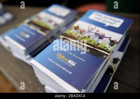 Carte da corsa William Hill al Lingfield Park Foto Stock