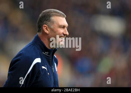 Nigel Pearson, responsabile di Leicester City Foto Stock