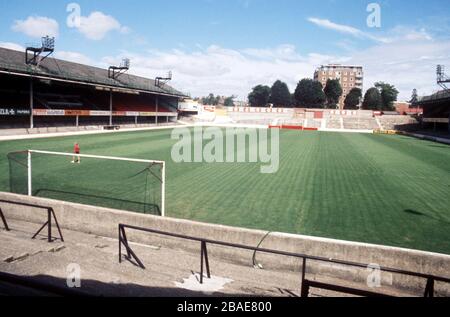 Vista generale del Dell, casa di Southampton Foto Stock