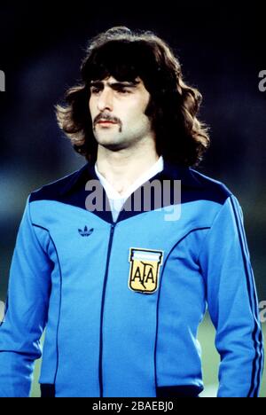 Mario Kempes, Argentina Foto Stock