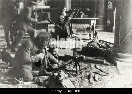 Marino rivoluzionario tedesco durante la rivoluzione di gennaio a Berlino. 1919 Foto Stock