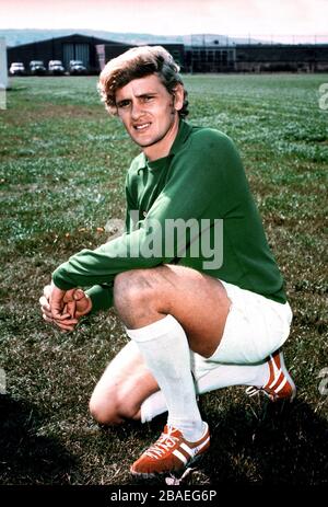 Gary Sprake, portiere Unito di Leeds Foto Stock