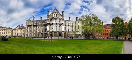 Trinity College. L'unico collegio costituente dell'Università di Dublino, un'università di ricerca in Irlanda. Foto Stock