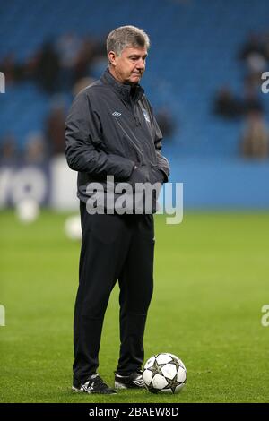 Manchester City, assistente manager Brian Kidd Foto Stock