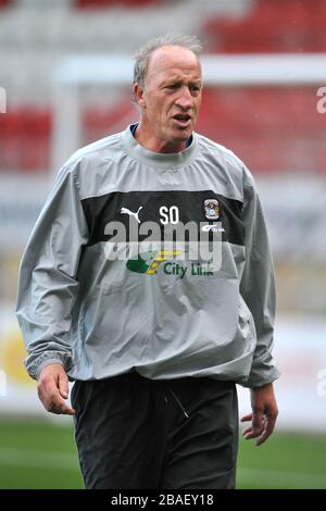 Coach Steve Ogrizovic, portiere della città di Coventry Foto Stock