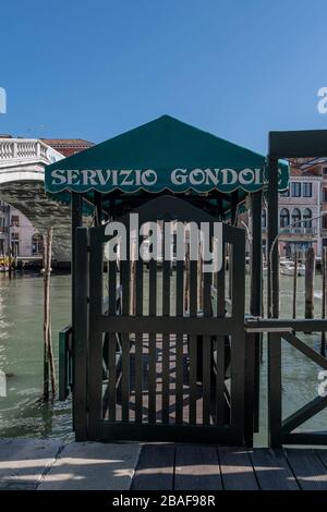 VENEZIA, ITALIA - 23 MARZO: Vedute di Venezia senza persone durante il virus corona Foto Stock