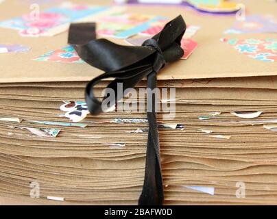 scrapbook del bambino Foto Stock