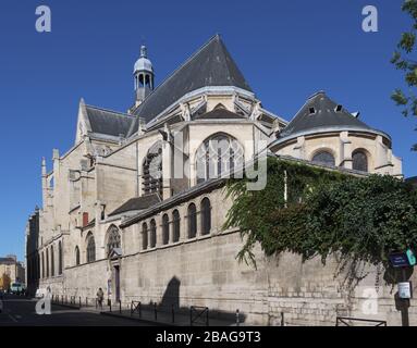 Chiesa di Saint Etienne a Parigi, Francia Foto Stock