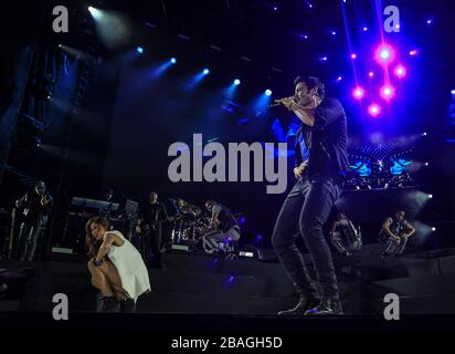 Chayanne en Expoforum2015. Chayanne, è un cantante e attore pop latino portoricano Foto Stock