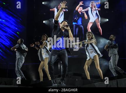 Chayanne en Expoforum2015. Chayanne, è un cantante e attore pop latino portoricano Foto Stock