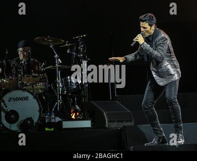 Chayanne en Expoforum2015. Chayanne, è un cantante e attore pop latino portoricano Foto Stock