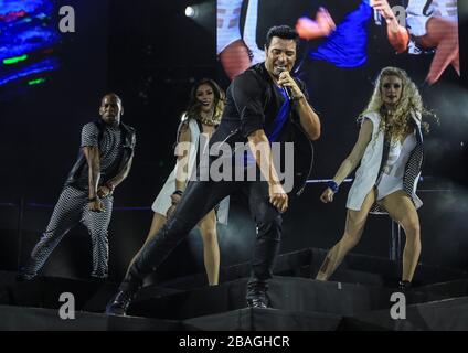 Chayanne en Expoforum2015. Chayanne, è un cantante e attore pop latino portoricano Foto Stock