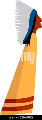 Linea di associazione tribale, illustrazione, vettore su sfondo bianco Illustrazione Vettoriale