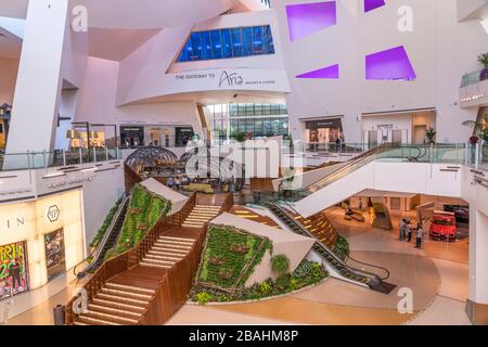 The Shops at Crystals lungo la Strip a Las Vegas, Nevada, USA. Foto Stock