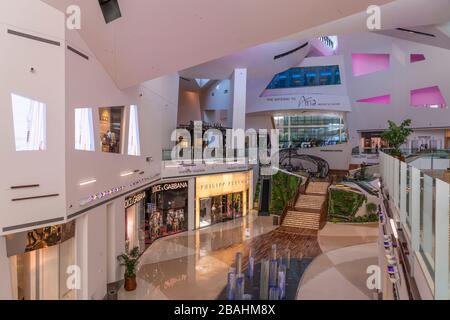 The Shops at Crystals lungo la Strip a Las Vegas, Nevada, USA. Foto Stock