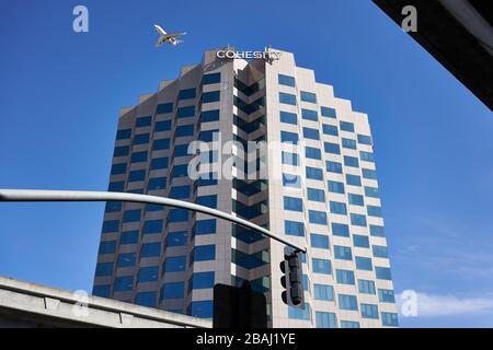 Sede centrale della società americana di gestione dati Cohesity a San Jose, California, visto lunedì 17 febbraio 2020. Foto Stock