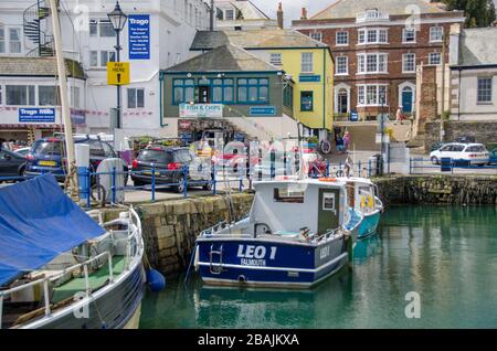 Falmouth in Cornwall, Inghilterra, Regno Unito Foto Stock