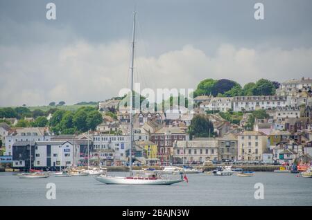 Falmouth in Cornwall, Inghilterra, Regno Unito Foto Stock