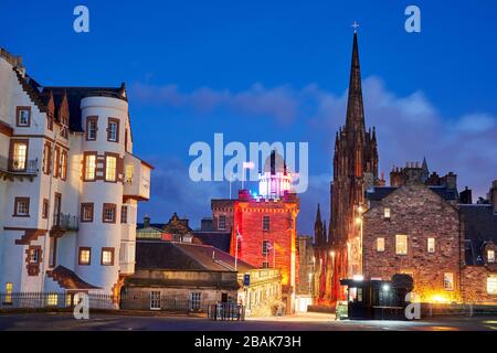 Camera Obscura Royal Mile Edimburgo Scozia Foto Stock