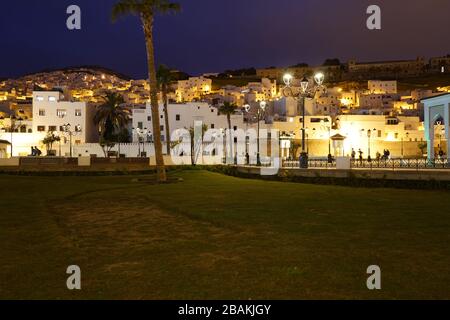 Tétouan, o Tetouan città situata nel nord del Marocco, Africa del Nord, Africa Foto Stock