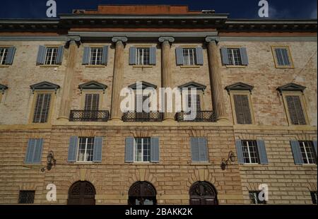 Piazza Grande, centro storico di gubbio, Umbria, Italia, Europa Foto Stock