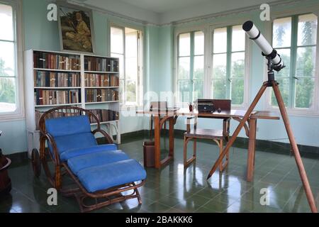 Casa, sala, osservatorio, decorazione, 2014, Cuba Foto Stock