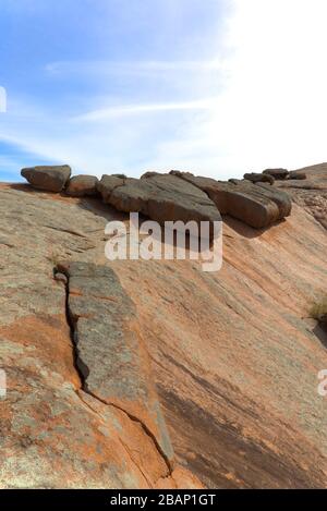 Pildappa Rock formazione vicino Minnipa sulla penisola di Eyre Sud Australia Foto Stock
