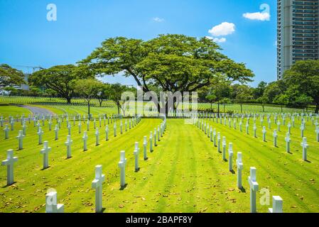 Cimitero Americano un memoriale, Manila, Filippine Foto Stock