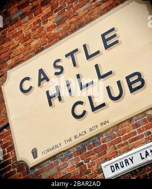 Lincoln Castle Hill, Lincoln Foto Stock