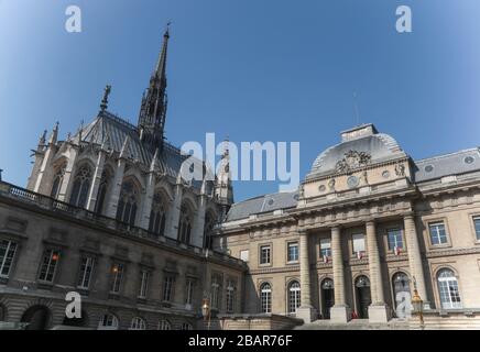 PARIGI LOCKDOWN 10TH GIORNO Foto Stock