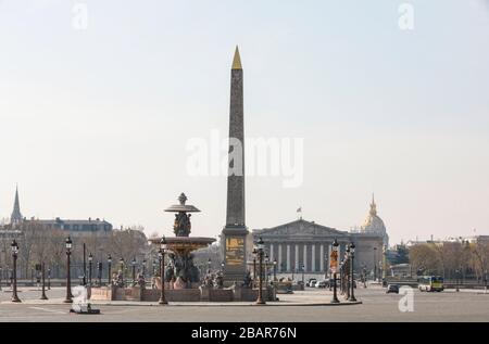 PARIGI LOCKDOWN 10TH GIORNO Foto Stock