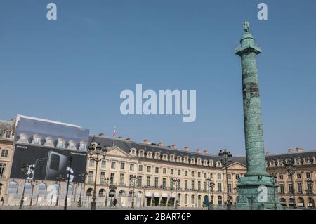 PARIGI LOCKDOWN 10TH GIORNO Foto Stock