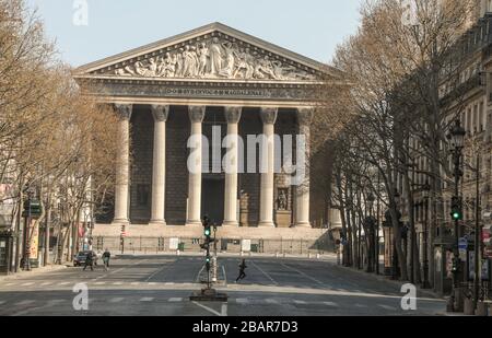 PARIGI LOCKDOWN 10TH GIORNO Foto Stock