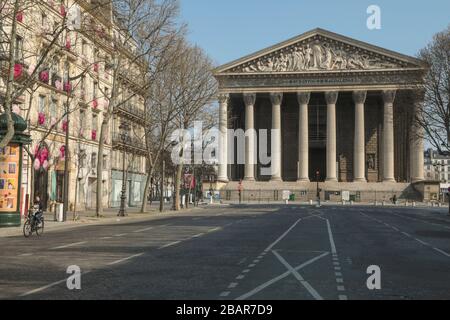 PARIGI LOCKDOWN 10TH GIORNO Foto Stock