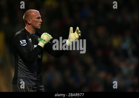 John Ruddy, portiere di Norwich City Foto Stock