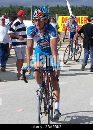 Didier Rous di Bouygues Telecom durante il GP Ouest Francia 2005 gara ciclistica, Plouay - Plouay il 28 agosto 2005 a Plouay, Francia - Foto Laurent Lairys / DPPI Foto Stock