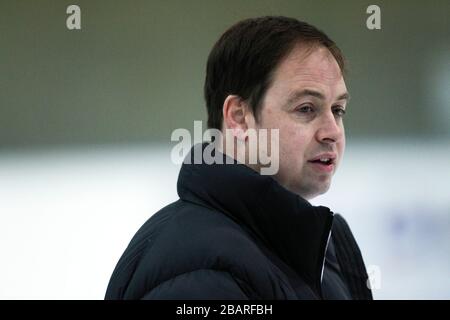 National Coach Nicky Gooch Foto Stock