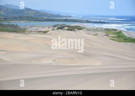 Dune di sabbia di Sigatoka su viti Levu, Figi Foto Stock