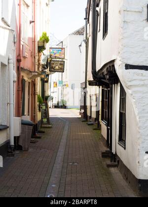 Cornish Street, Looe, Cornovaglia, Regno Unito Foto Stock
