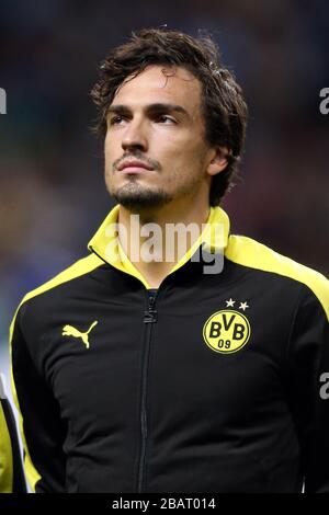 Tappetini Hummels, Borussia Dortmund Foto Stock