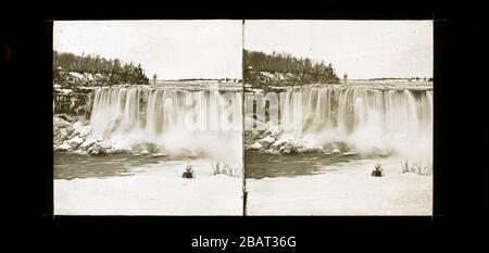 Terrapin Tower dal Canada, Cascate del Niagara, di Samuel J. Mason, ca 1860 Foto Stock