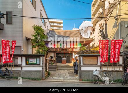 tokyo, giappone - 02 marzo 2020: Tempio Shinjou-in di Tokyo dedicato alla divinità Kangiten o Shouten che è Ganesha nell'Induismo e che era venere di S. Foto Stock