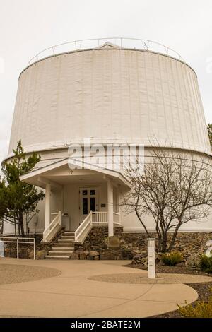 Situato in alto sulla collina di Marte a Flagstaff, Arizona. Questa è la Clark Dome. Il pianeta Plutone è stato scoperto in questo sito da astronomi.aperto a pubblico. Foto Stock