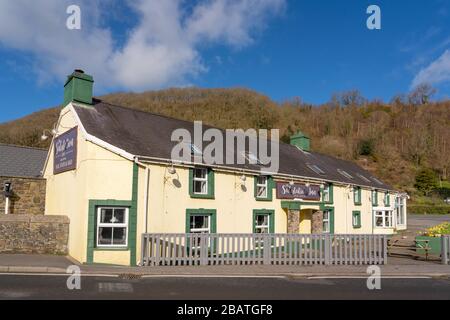 The Salutation Inn Public House, ristorante e bed and breakfast a Felindre Farchog, vicino a Newport. Pembrokeshire, Galles. REGNO UNITO Foto Stock