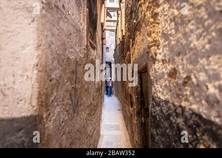 All'interno di Fes Medina, Fes, Marocco Foto Stock